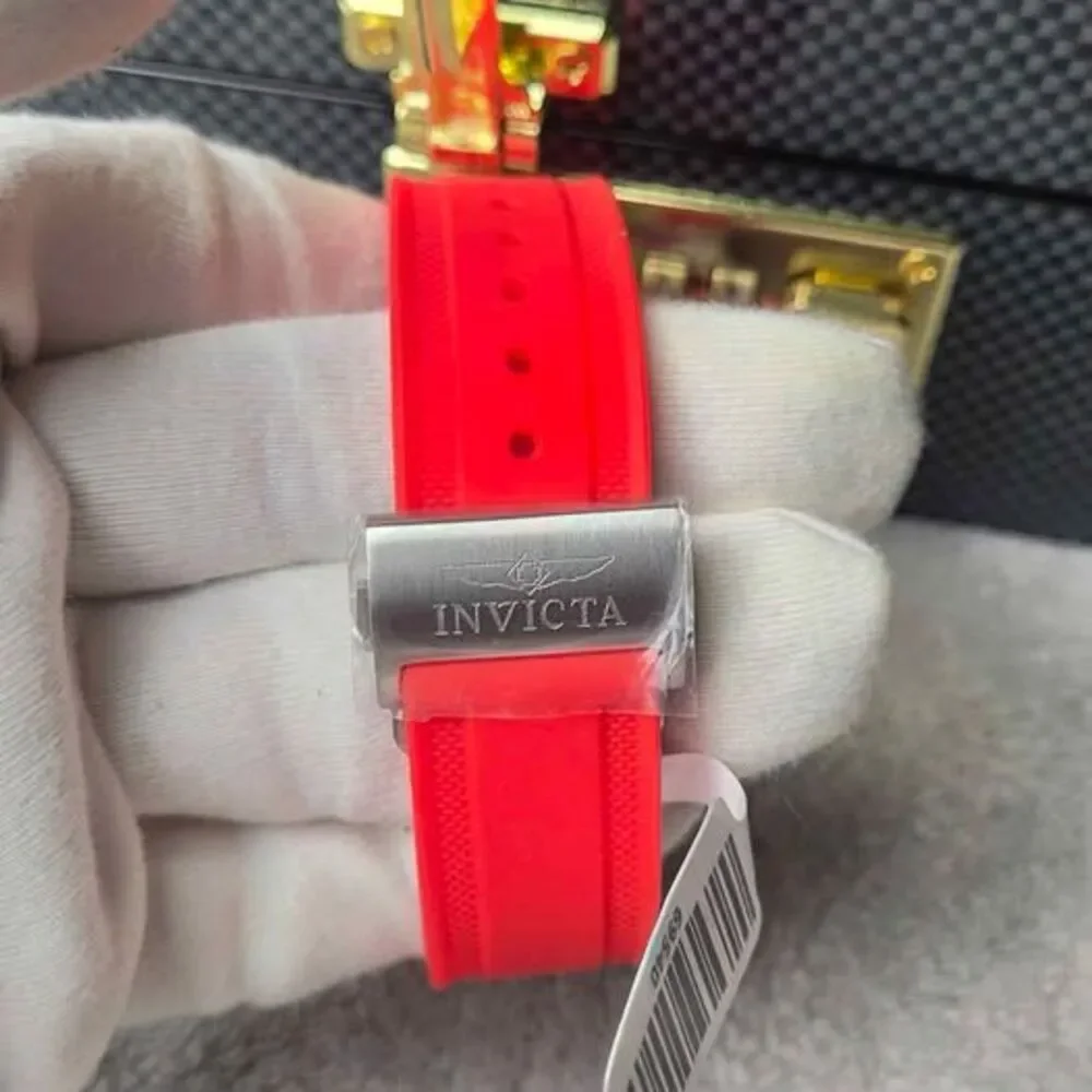 Invicta Celestial Adamastre Automatic Men's Watch w/ Skeleton Dial - 43mm, Red